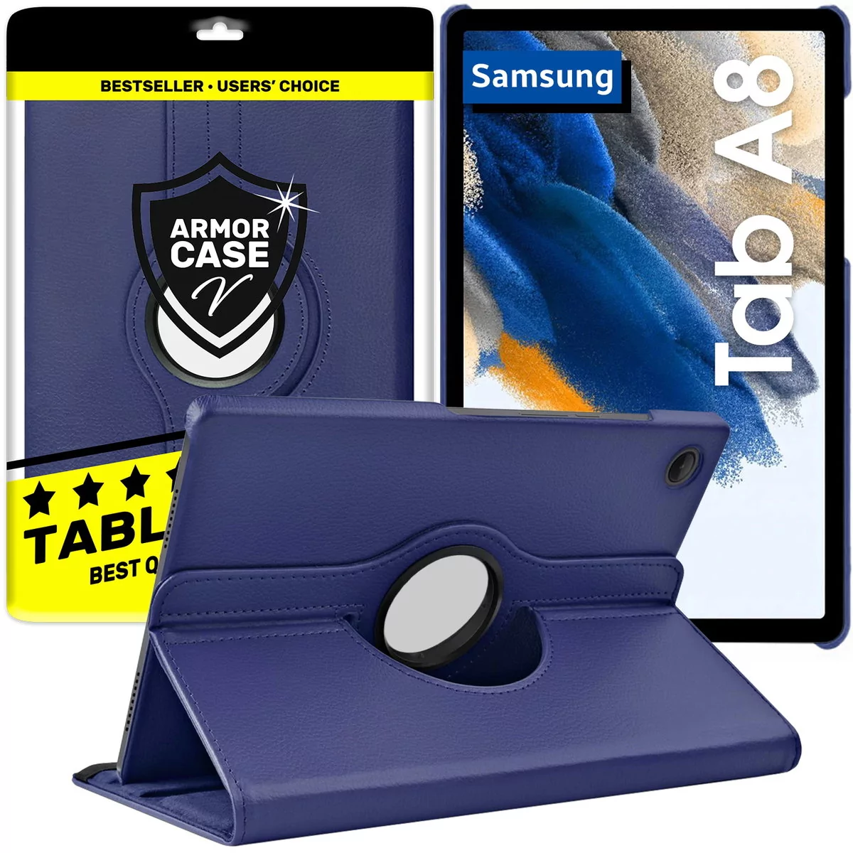 Etui do Samsung Galaxy Tab A8 10.5 SM-X200 SM-X205 | granatowy