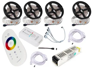 Zestaw Taśma Led 20m Rgb Biały 5050 Pilot zasila - Taśmy LED - miniaturka - grafika 1