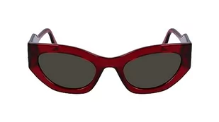 KARL LAGERFELD Damskie okulary przeciwsłoneczne KL6122S, cyklamen, jeden rozmiar, Cyklamen, Rozmiar uniwersalny - Okulary przeciwsłoneczne - miniaturka - grafika 1