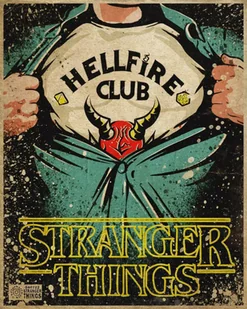 PODKŁADKA POD MYSZ Nadruk 22x18 cm Stranger Things 4 Hellfire Club Prezent - Podkładki pod mysz - miniaturka - grafika 1
