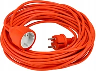 Przedłużacze i rozgałęźniki - Przedłużacz 15m Ogrodowy Do Kosiarki Budowlany Długi 230V 2x1mm2 13A 2000W - miniaturka - grafika 1