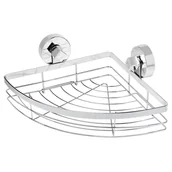 Półki łazienkowe - Półka łazienkowa, narożna, chromowana - miniaturka - grafika 1