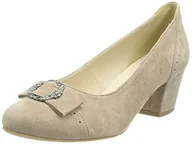 Czółenka - HIRSCHKOGEL Damskie czółenka 3000016, szary - kamień - 40 EU - miniaturka - grafika 1