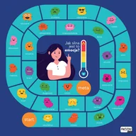 Maty edukacyjne - Mata Animacyjna GRA EMOCJE 100 cm - miniaturka - grafika 1