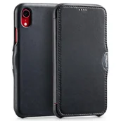 Etui i futerały do telefonów - moVear moVear stylowe etui do Apple iPhone Xr | Skóra Nappa AIPXRS0CIBKNBK - miniaturka - grafika 1