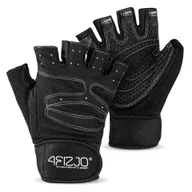 Rękawiczki sportowe damskie - Rękawiczki treningowe z usztywnieniem nadgarstka 4FIZJO, różne rozmiary - miniaturka - grafika 1