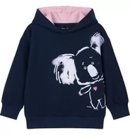 Bluzy dla dziewczynek - Bluza dziecięca z kapturem dziewczęca dresowa Kangurka  z Koalą 134 Endo - miniaturka - grafika 1