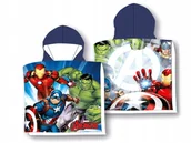 Okrycia kąpielowe dla dzieci - RĘCZNIK PONCHO 50x100 AVENGERS MARVEL - miniaturka - grafika 1