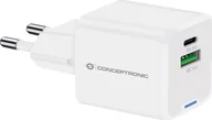 Ładowarki samochodowe - Ładowarka Conceptronic CONCEPTRONIC Ladegerät 2Port 20W,1xUSB-C,1xUSB-A 1.5m ws - miniaturka - grafika 1