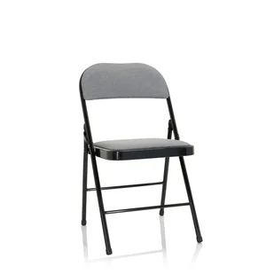 Krzesło składane TUDELA II Jasnoszary hjh OFFICE - Krzesła Krzesło składane TUDELA II Jasnoszary hjh OFFICE - Krzesła - miniaturka - grafika 1