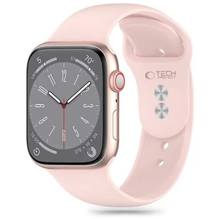 Pasek TECH-PROTECT Silicone do Apple Watch 4/5/6/7/8/9/SE (38/40/41mm) Różowy - Akcesoria do smartwatchy - miniaturka - grafika 1