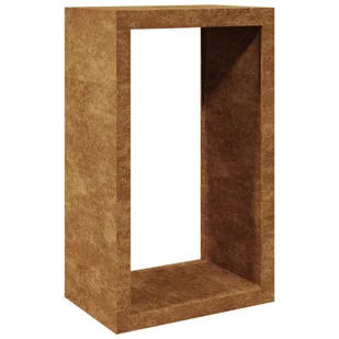 vidaXL Stojak na drewno opałowe, 60x40x100 cm, stal kortenowska - Wózki magazynowe - miniaturka - grafika 1
