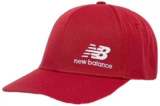 Czapki męskie - New Balance STK Snapback Cap MH934317RDP, Męskie, czapka z daszkiem, Czerwony - grafika 1