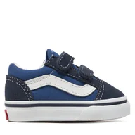 Buty dla chłopców - Tenisówki Vans Old Skool V VN000D3YNVY Granatowy - miniaturka - grafika 1