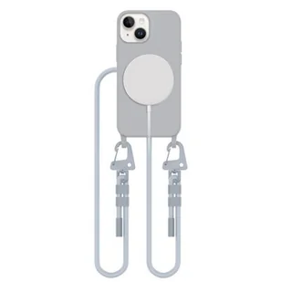Etui TECH-PROTECT MagNecklace MagSafe do Apple iPhone 13 Mini Szary - Etui i futerały do telefonów - miniaturka - grafika 1
