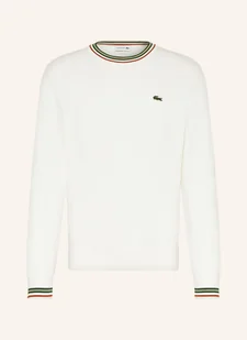 Lacoste Sweter weiss - LACOSTE - Swetry męskie - miniaturka - grafika 1