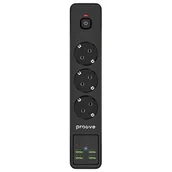 Listwy zasilające - Listwa zasilająca PROOVE Power Socket P-03 (2 m) Czarny - miniaturka - grafika 1