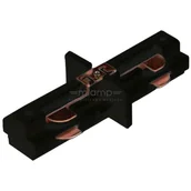 Akcesoria do oświetlenia - Wewnętrzny I-ŁĄCZNIK szynoprzewodu LL/CZ Orlicki Design do 1-fazowej szyny natynkowej 230V czarny - miniaturka - grafika 1