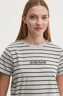 Koszulki sportowe damskie - Guess Jeans t-shirt damski kolor szary W4BI53 KCIE1 - miniaturka - grafika 1