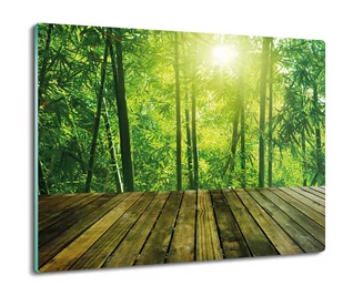 z nadrukiem osłonka druk Bambus słońce deski 60x52, ArtprintCave - Deski do krojenia - miniaturka - grafika 1