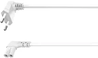 Kable - HAMA Euro Mains Lead angled on both side - miniaturka - grafika 1