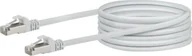 Kable miedziane - Schwaiger Schwaiger Schwaiger CAT6 Netzwerkkabel S/FTP 10m weiß CKB6100052 - miniaturka - grafika 1