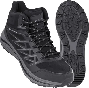 Buty trekkingowe męskie Hi-Tec HEWILA MID WP BLACK 41 - Buty trekkingowe męskie - miniaturka - grafika 1