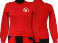 Bluzy damskie - Bluza ratownicza FUNKCYJNA damska czerwona - miniaturka - grafika 1