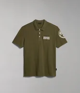 Koszulki męskie - polo uomo napapijri e-amundsen np0a4h6a gae1 green lichen - miniaturka - grafika 1