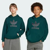 Spodnie i spodenki dla dziewczynek - Spodnie dresowe Big Logo Execution Oversized - Adidas - miniaturka - grafika 1
