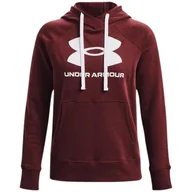 Bluzy damskie - Bluza damska Under Armour Rival Fleece Logo Hoodie - miniaturka - grafika 1