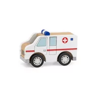 Samochody i pojazdy dla dzieci - VIGA 44511 Drewniany Ambulans 3275 - miniaturka - grafika 1