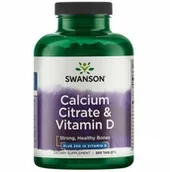 Suplementy diety - Cytrynian wapnia & Witamina D3 (250 tabl.) - miniaturka - grafika 1