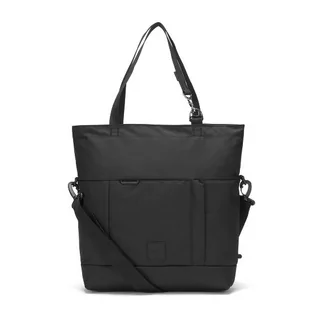 Torebki damskie - Pacsafe Go Torba shopper RFID 34 cm przegroda na laptopa black - grafika 1