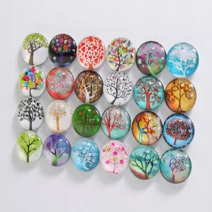 Magnesy Na Lodówkę do tablic Szklane Drzewa natura - Magnesy - miniaturka - grafika 1