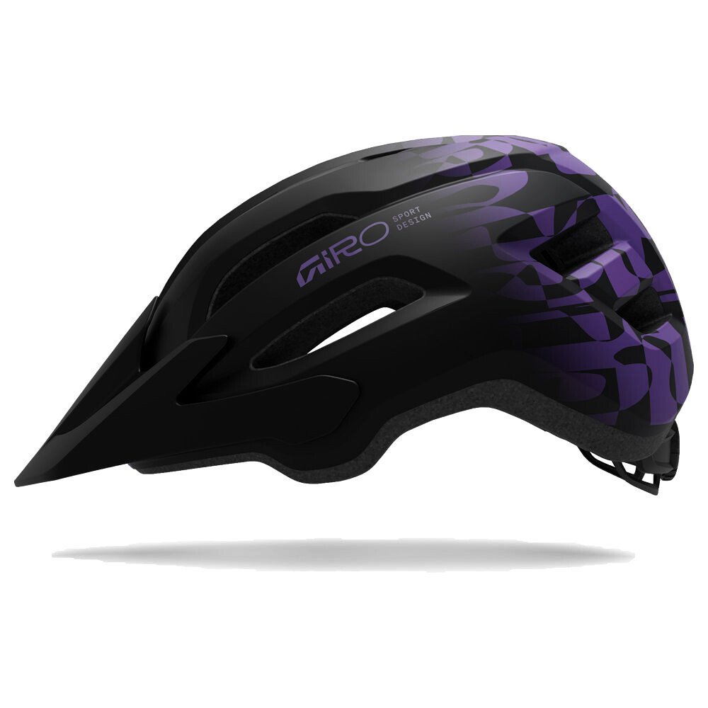Kask rowerowy Giro Fixture II Mat Black/Purple Rush
