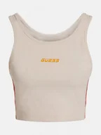Koszulki sportowe damskie - Top treningowy GUESS BRITTANY CN ACTIVE T - miniaturka - grafika 1