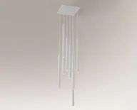 Lampy sufitowe - Shilo Yabu lampa wisząca 8-punktowa biała 7577 - miniaturka - grafika 1