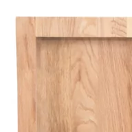 Meble modułowe i akcesoria - Blat do stołu, jasnobrązowy, 100x40x6 cm, lite drewno dębowe Lumarko! - miniaturka - grafika 1