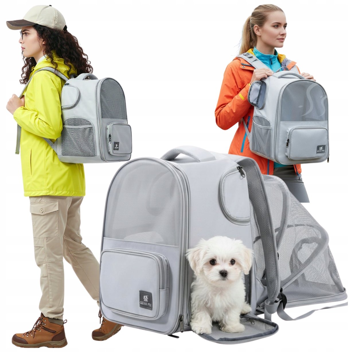 Plecak torba transporter dla psa kota zwierząt rozkładany wentylowany duży