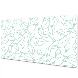 Podkładka na biurko z nadrukiem Rysowane rośliny 90x45 cm - Podkładki na biurko - miniaturka - grafika 1