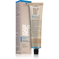 Farby do włosów i szampony koloryzujące - Schwarzkopf BlondMe Bleach&Tone, czysty krem tonujący, ash, 60ml - miniaturka - grafika 1