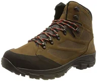 Buty trekkingowe męskie - Jack Wolfskin Męskie buty trekkingowe Rebellion Texapore Mid M, Brązowy Phantom, 38.5 EU - miniaturka - grafika 1