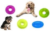 Zabawki dla psów - Zabawka gumowa piszcząca dla psa okrągła - miniaturka - grafika 1