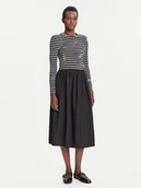 Sukienki - Desigual Sukienka codzienna Raya Hibrida 25WWVW15 Czarny Regular Fit - miniaturka - grafika 1