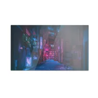 Deski do krojenia - Szklana deska kuchenna HOMEPRINT Ciemna uliczka w Tokio 60x52 cm - miniaturka - grafika 1