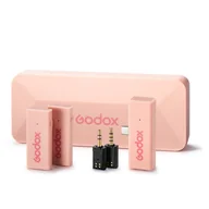 Kamery cyfrowe - akcesoria - Godox MoveLink Mini UC Kit 2 (Różowy) system bezprzewodowy 2,4 GHz - miniaturka - grafika 1