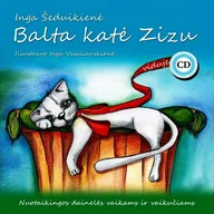 Zabawki interaktywne dla dzieci - CD Książeczka z piosenkami Biała kotka Zizu - miniaturka - grafika 1