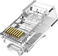 Kable miedziane - Vention Wtyczka modułowa RJ45 kat.6 UTP Vention IDDR0-50 przezroczysta opakowanie 50 szt. - miniaturka - grafika 1