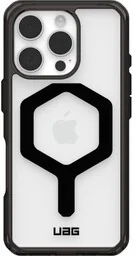 Urban Armor Gear Etui pancerne Plyo Mag do MagSafe do iPhone 16 Pro, przezroczyste z czarną ramką - Etui i futerały do telefonów - miniaturka - grafika 1